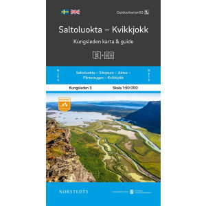Abisko-Kebnekaise-Nikkaluokta 1:75 000