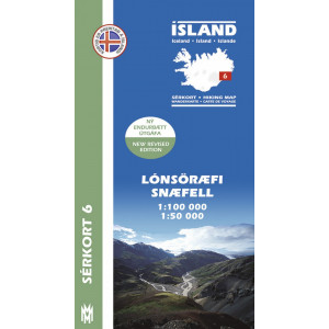 Landmannalaugar, Þórsmörk, Fjallabak 1:100 000 – Sérkort 4