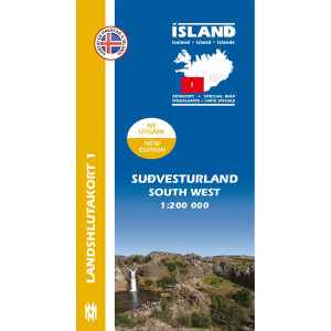 Landmannalaugar, Þórsmörk, Fjallabak 1:100 000 – Sérkort 4