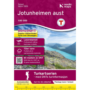 Jotunheimen Aust 1:50 000