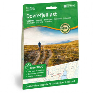 Dovrefjell Vest Sunndalsfjella 1:100 000