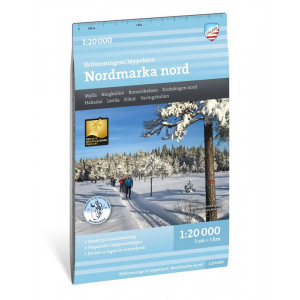 Carte ski de fond Vestmarka Oslo 1:20 000 – Calazo