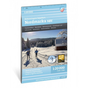 Carte ski de fond Vestmarka Oslo 1:20 000 – Calazo