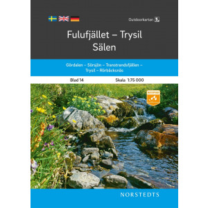 Abisko-Kebnekaise-Nikkaluokta 1:75 000