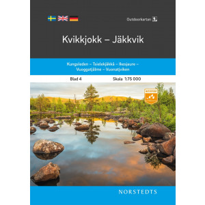 Abisko-Kebnekaise-Nikkaluokta 1:75 000