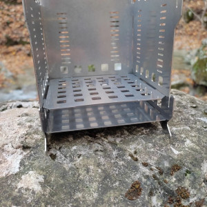 Fabogliss Plaque de fond pour réchaud à bois