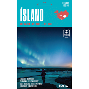 Iceland touring map 1:500 000 - Fedakort