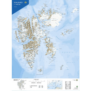 Svalbard 1:1 000 000 - Carte du Spitzberg