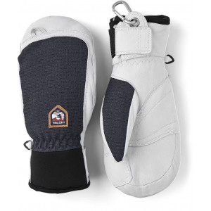Moufles en cuir chaudes et robustes Hestra Army Leather Patrol Mitt-Bleu Marine/Navy