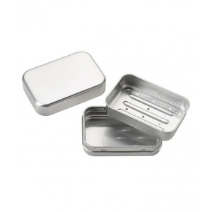 Paos Boîte à Savon en aluminium
