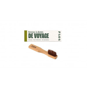 Paos wooden travel toothbrush