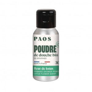Paos poudre de douche certifié Bio - verveine citron