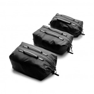 Ensemble de 3 sacs de forme cubique Matador Gear Cube 3-pack -Noir