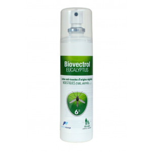 Lotion anti-insectes haute protection d'origine végétale Pharmavoyage Biovectrol Eucalyptus