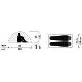 Dimensions Hilleberg Niak Mesh Inner Tent