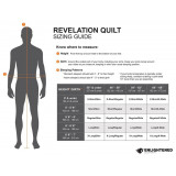 Dimensions Enlightened Equipment Revelation Sleeping Quilt 20°F/-6°C
