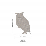 Dimensions Chouette en bois Lovi Owl