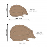 Dimensions Hérisson en bois Lovi Hedgehog