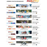 Dimensions Julbo comparatif verre Reactiv