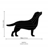 Dimensions Labrador en bois Lovi Dog