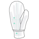 Dimensions - Pajak Cloud Mittens moufles