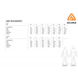 Dimensions : Tableau des tailles Aclima / Body Measurements