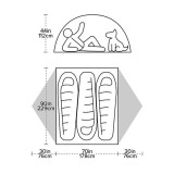 Dimensions Big Agnes Blacktail 3