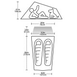 Dimensions Big Agnes C Bar 2