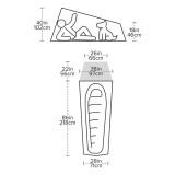 Dimensions Big Agnes Fly Creek HV UL1 Solution Dye