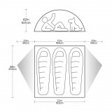Dimensions Big Agnes Sarvis VST 3