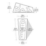Dimensions Big Agnes Tiger Wall UL1