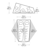 Dimensions Big Agnes Tiger Wall UL2