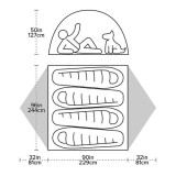 Dimensions Big Agnes Blacktail 2