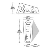 Dimensions Big Agnes Tiger Wall UL1 Bikepack