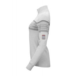 Aclima Marius Mock Neck W/Zip Woman - Gråfjell