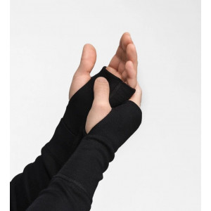 Aclima WarmWool Hood Sweater W/Zip Man - Noir/Bleu