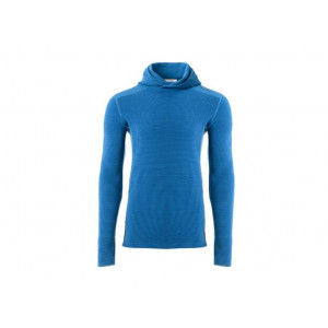 Sweat capuche chaud en laine mérinos Aclima StreamWool Hoodie Man-Bleu Corsair