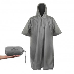 Arcturus Lightweight Waterproof Rain Poncho - gray