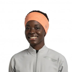 Lightweight, reflective headband Dryflx Headband-Orange/Solid Cyberpink
