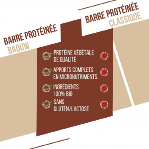 Baouw Protein Bar Chocolate - Peanut