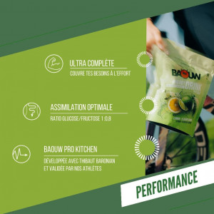 Baouw Energy Drink Lemon-Elderflower 45 g