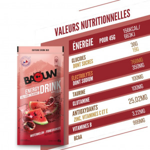 Baouw Energy Drink Watermelon-Pomegranate 45 g