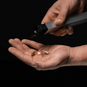 Waterproof and resistant pill box Waterproof Pill Canister - Acier