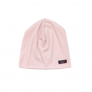 Fine merino wool hat Devold Breeze Merino 150 Beanie-Rose/Chalk Pink