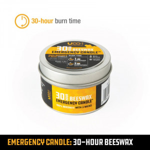 UCO 30-HR Emergency candle, beeswax