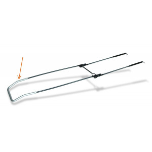 Fjellpulken External attachment for skier hauling shaft