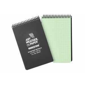 Waterproof and phosphorescent notebook Modestone Waterproof Glowpad 96x148 cm-Noir