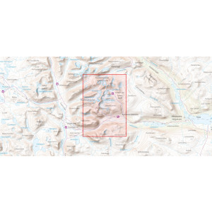 Carte Högalpin karta Kebnekaise 1:15.000