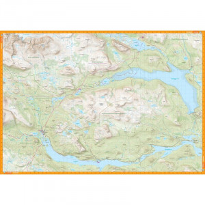 Carte randonnée Kungsleden : Saltoluokta–Kvikkjokk - 1:50 000 - Calazo
