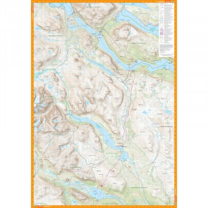 Carte randonnée Kungsleden : Saltoluokta–Kvikkjokk - 1:50 000 - Calazo